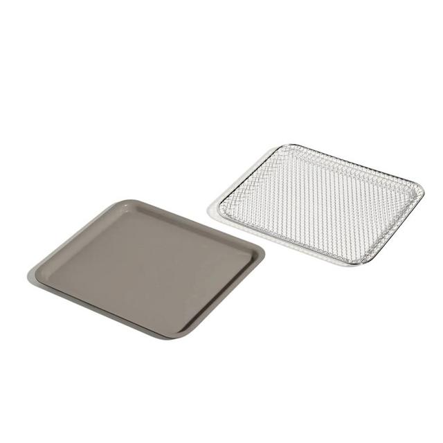 Our Place Wonder Oven Essentials Kit | Extra Air Fryer Basket & Nonstick Ceramic-Coated Bake Pan | Oven Safe, Eco-Friendly | Char
