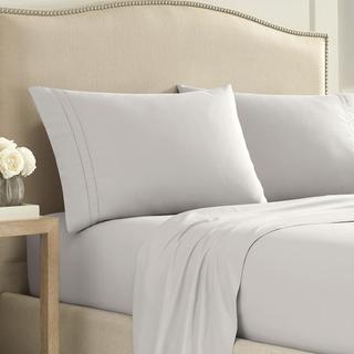 2000 Series Ultra-Soft Microbrushed Hemstitched 4-Piece Sheet Set