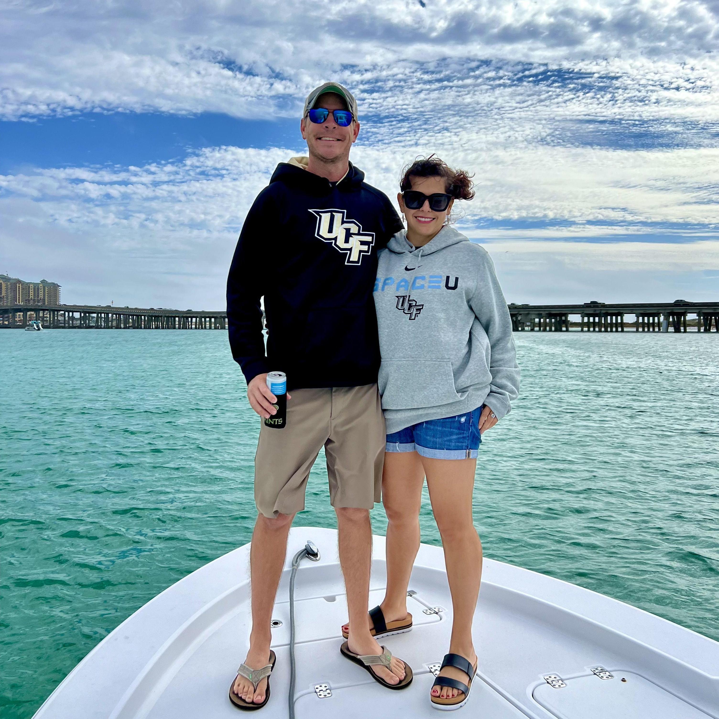 Our local bay where we love to spend time on the boat enjoying the sun and wave in Destin, Florida.