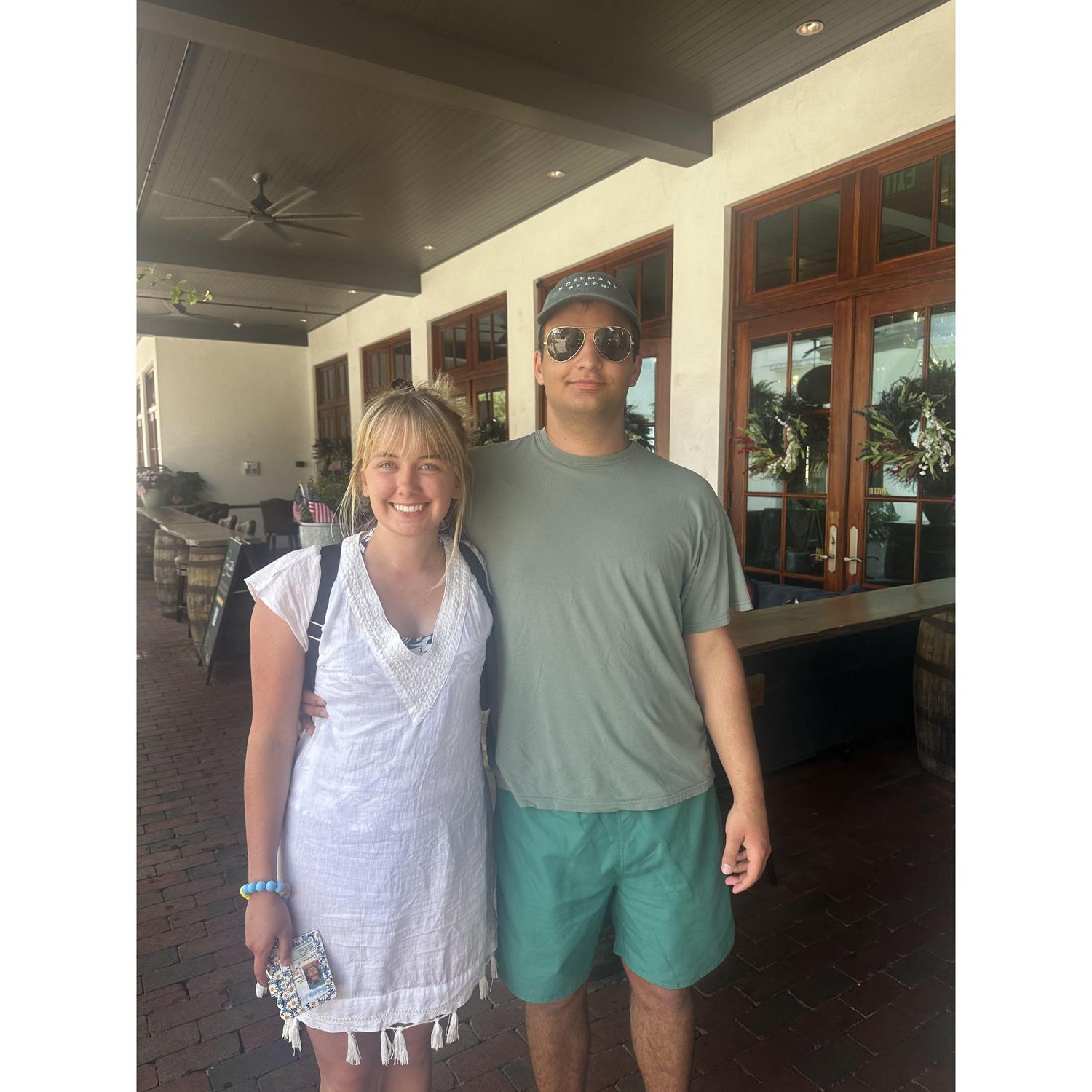 Caroline and Arizona at Rosemary Beach