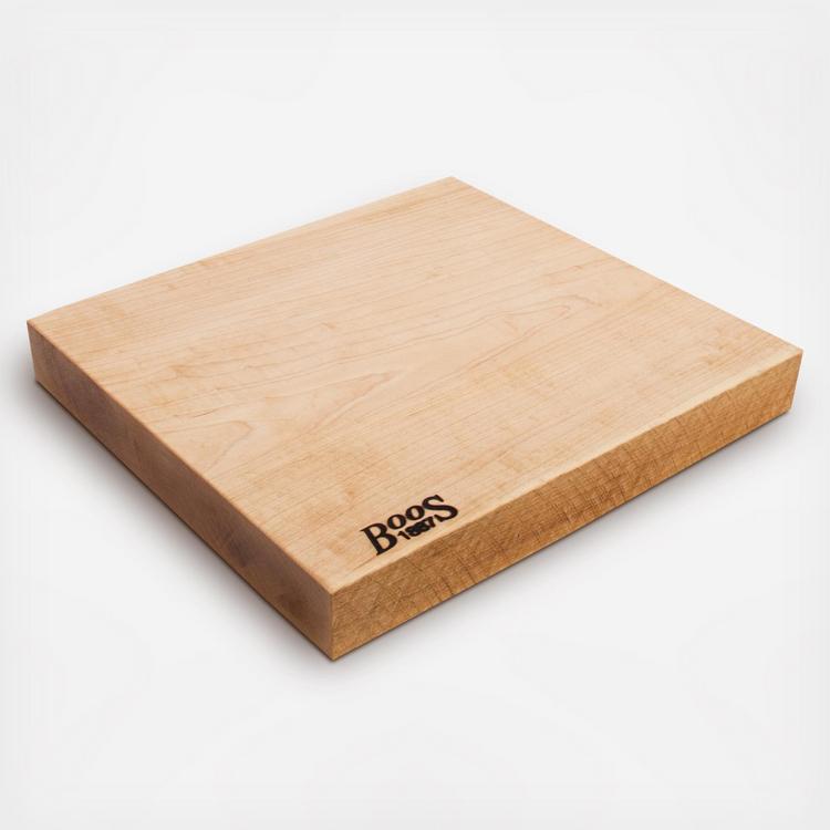 Crate & Barrel Walnut Reversible Cutting Board