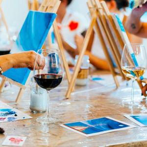 Piña Colada & Paint for Two in Puerto Rico