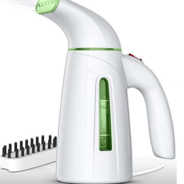 OGHom Steamer for Clothes, Portable Handheld Clothing Garment Steamer, 240ml Large Capacity 700W Travel Steam Iron 30 Second Fast Heat Up (Pale Green)