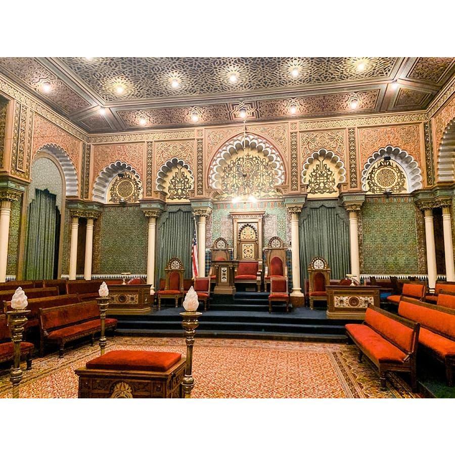 Check out all 8 halls with their ornate decorations and unique theme in each room.