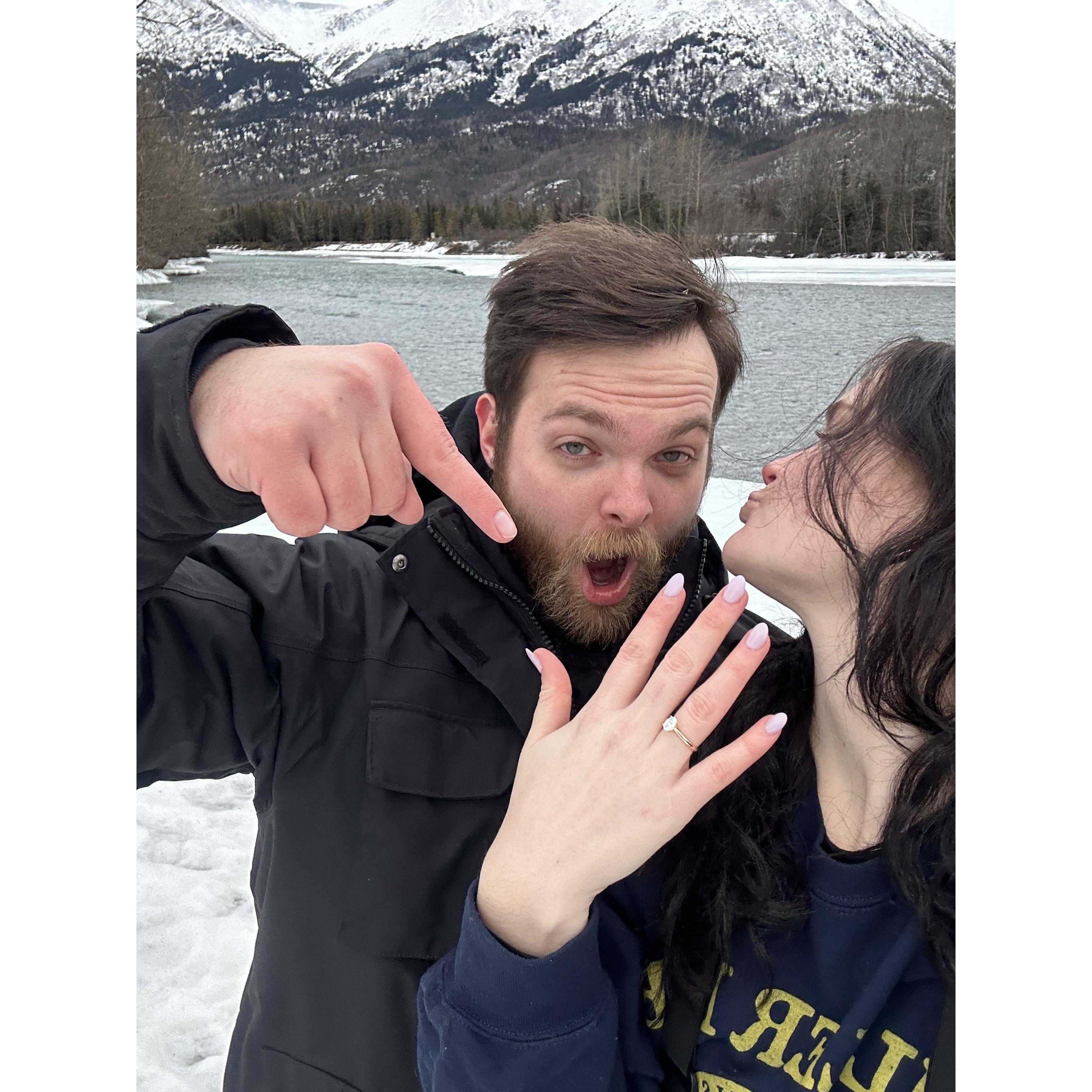 Proposal in Alaska, 2024.