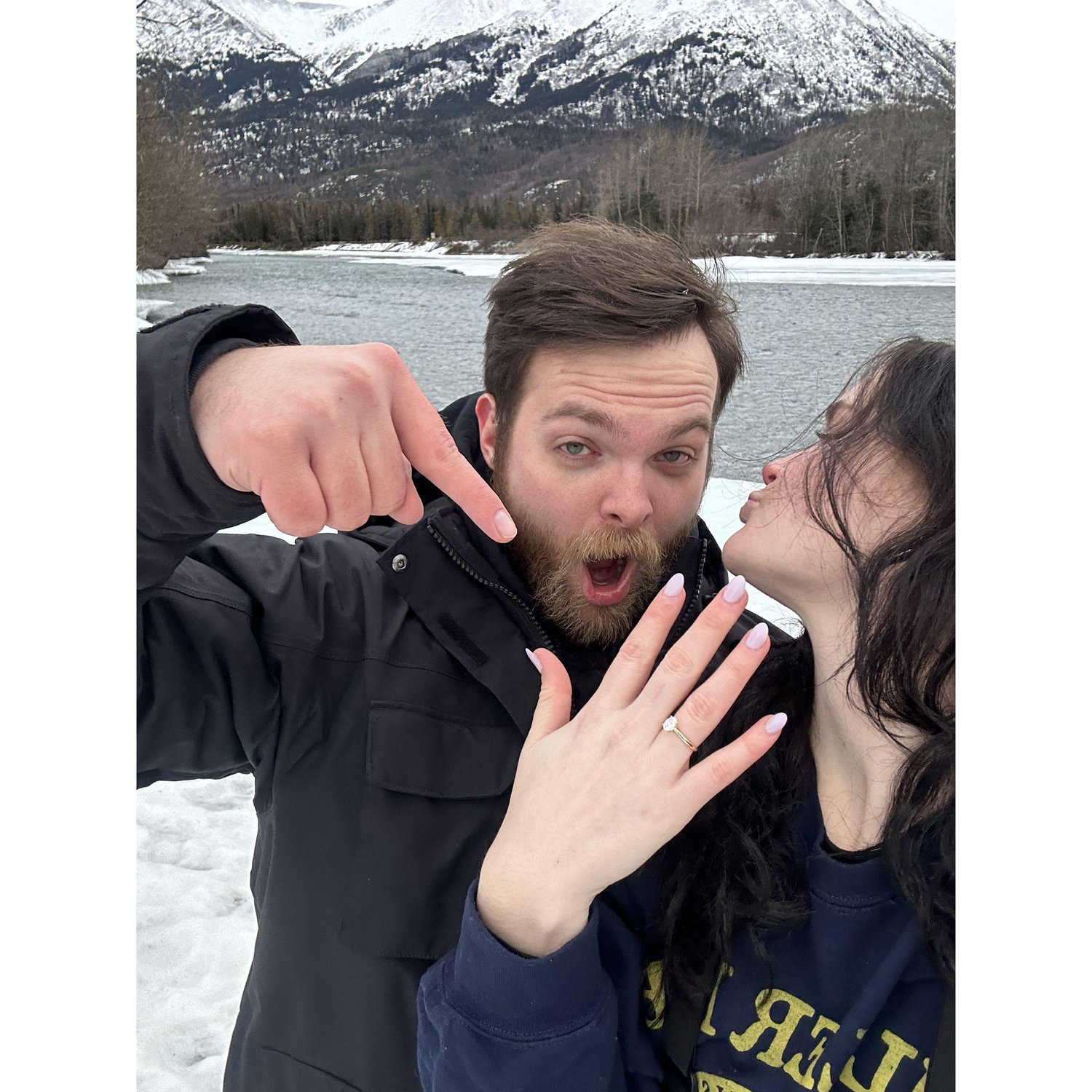 Proposal in Alaska, 2024.