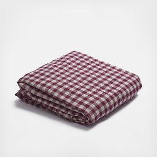 Gingham Linen Fitted Sheet