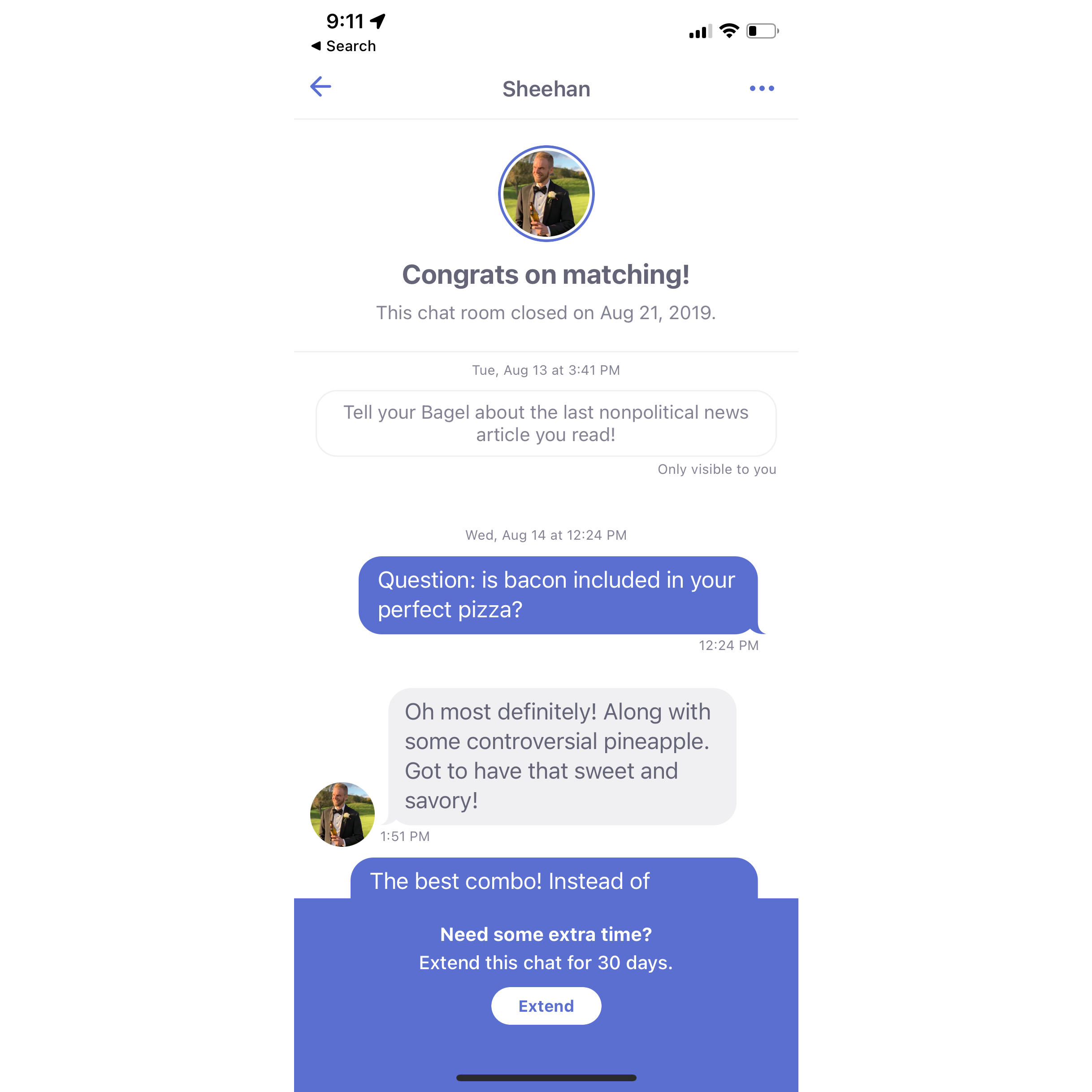 Yes Maura made the first move