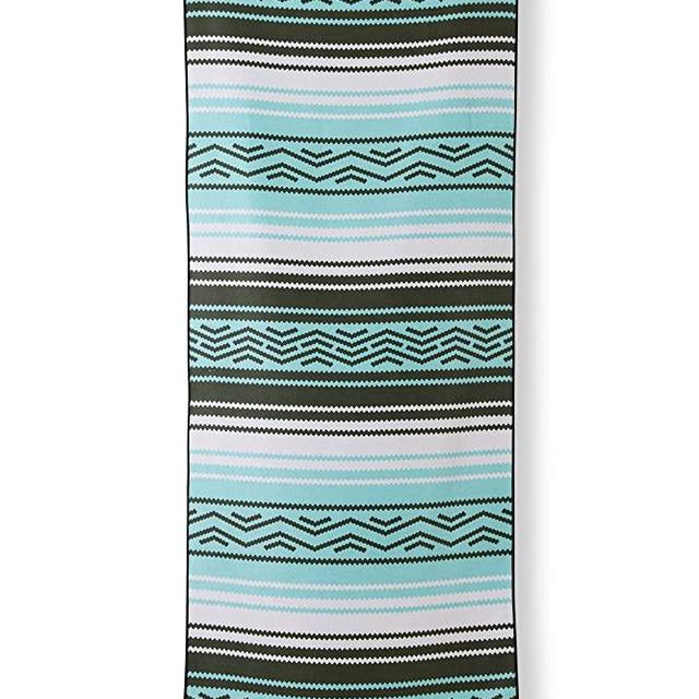 Nomadix Original Towel - Perfect for Beach, Pool, Travel, Camping, Yoga - Made with Recycled Materials - Super Absorbent - Sand Resistant - Baja Aqua - 72.5x30