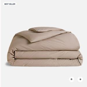 Classic Percale Duvet Cover (Color: Driftwood, Size: King/Cali King