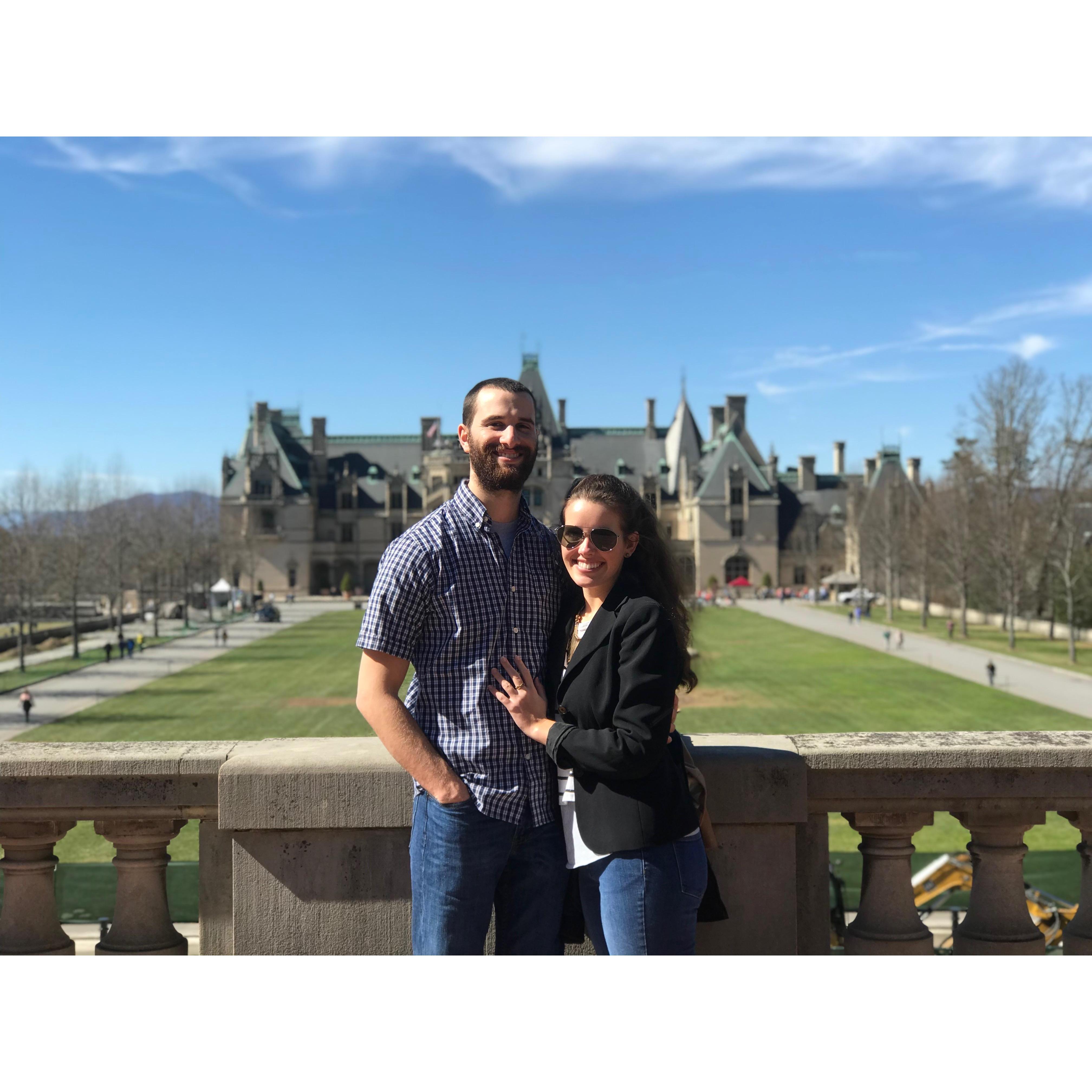 February 2018 - We went with my parents for a day trip to explore Asheville and the Biltmore Estate