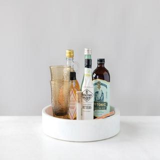 Minimalist Carved Marble Tray