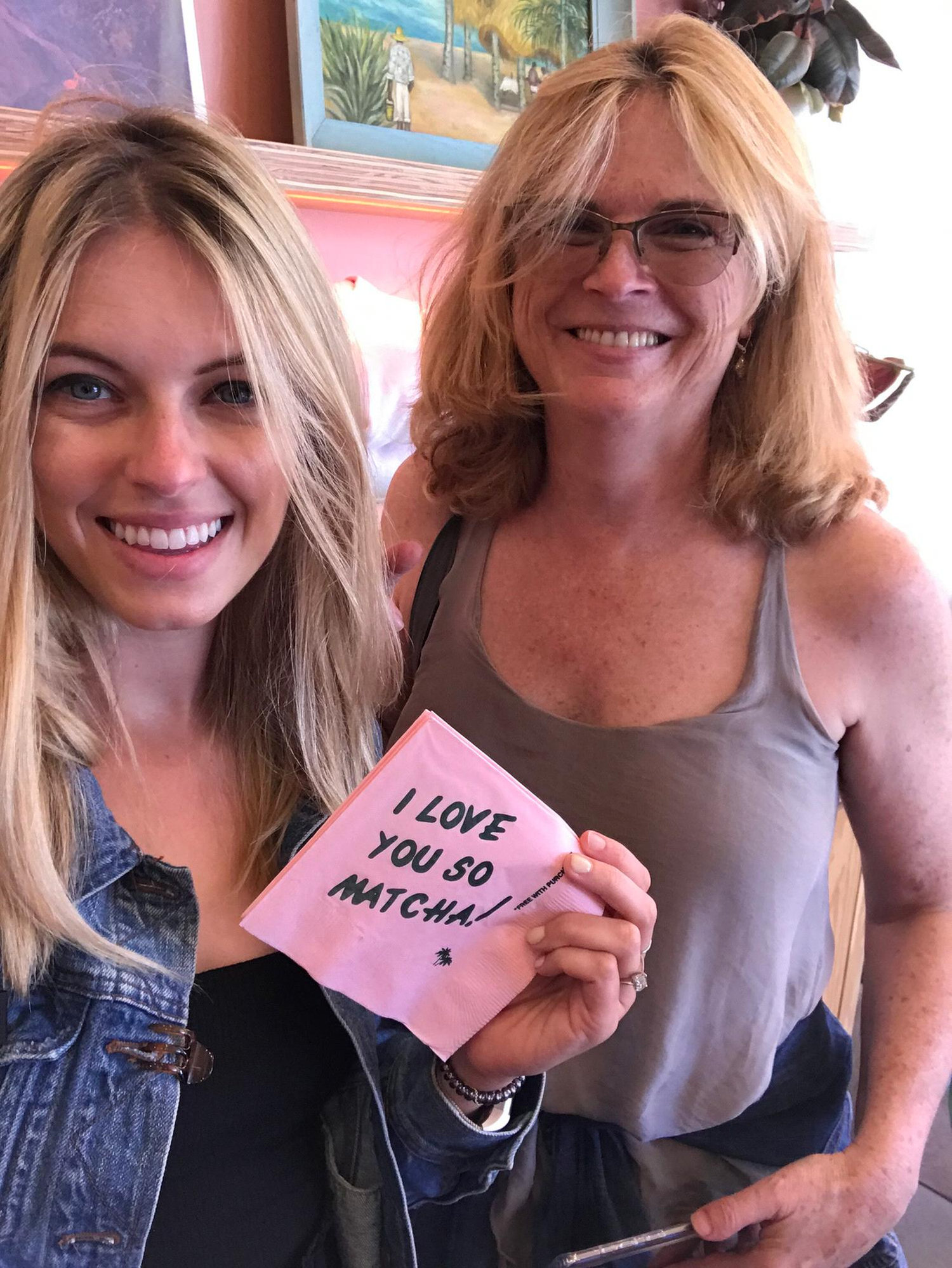 Donna Zickler helping Jessica pick bridesmaid dresses