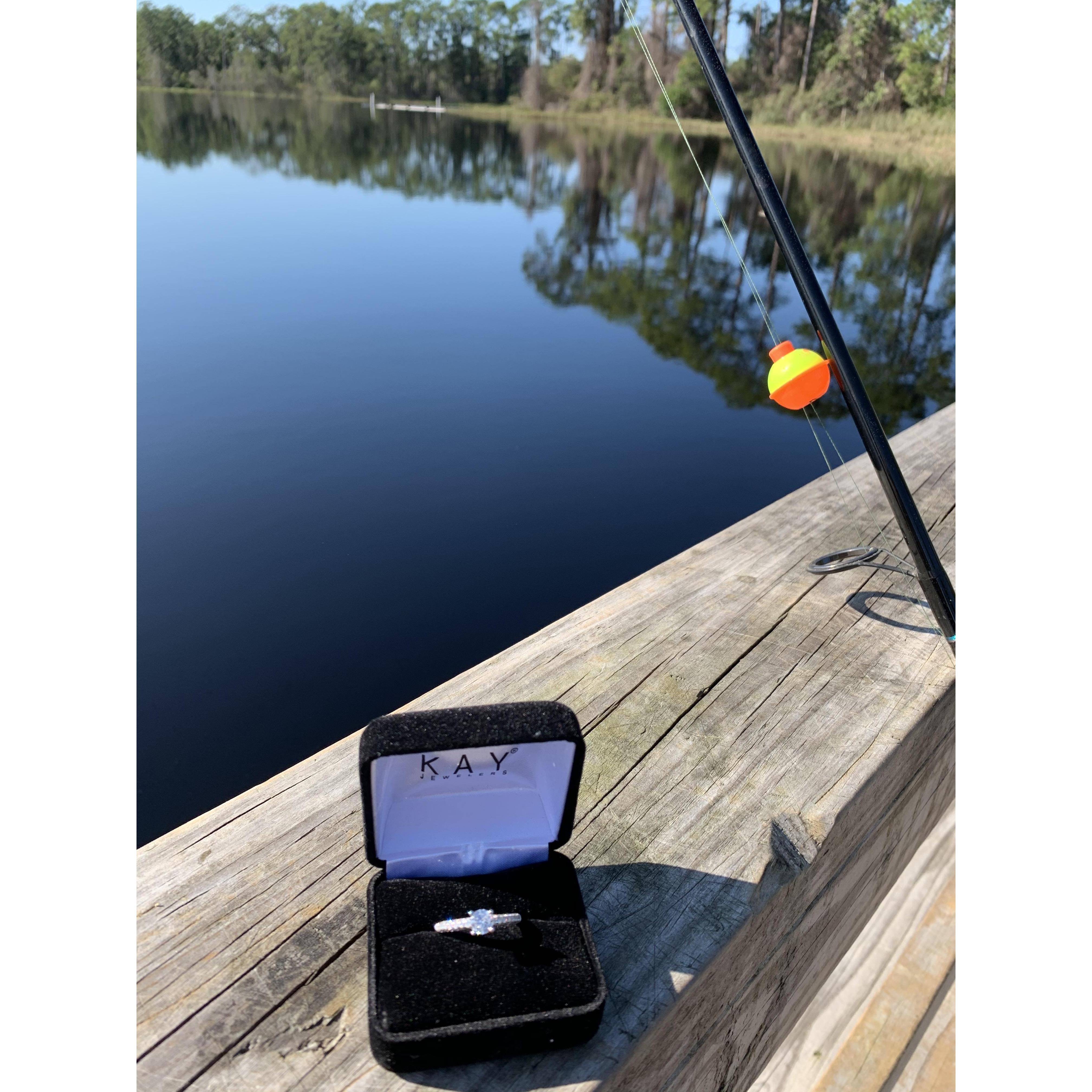 When Chris popped the question, January 1, 2020