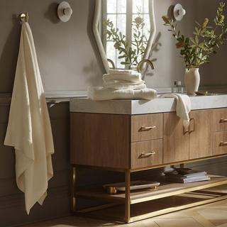 Plush 6-Piece Organic Bath Sheet Set