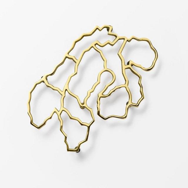 Trivet Scandinavia Brass