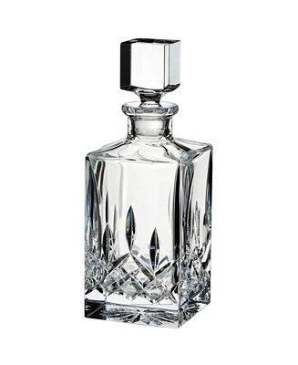 Waterford Lismore Square Decanter, clear