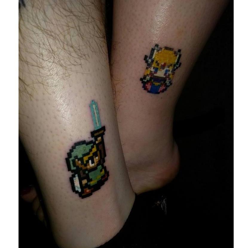 Our matching Zelda tattoos