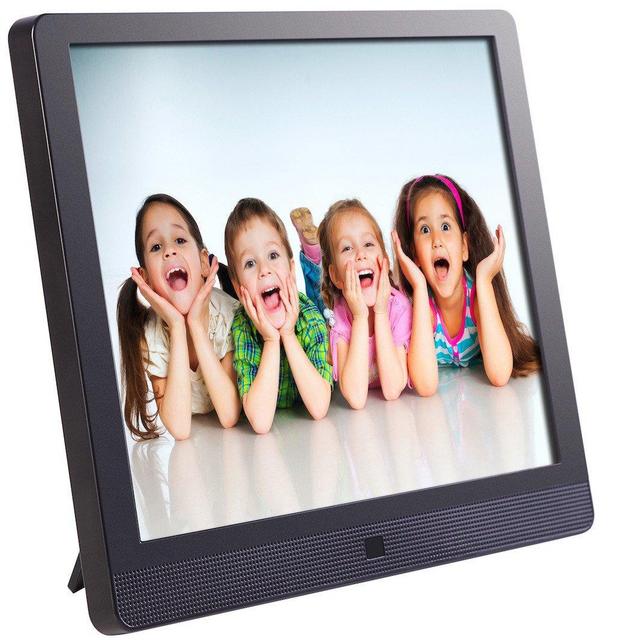 Pix-Star 15-Inch High-Resolution Cloud Compatible Digital Frame with Wi-Fi, email, radio, and more…