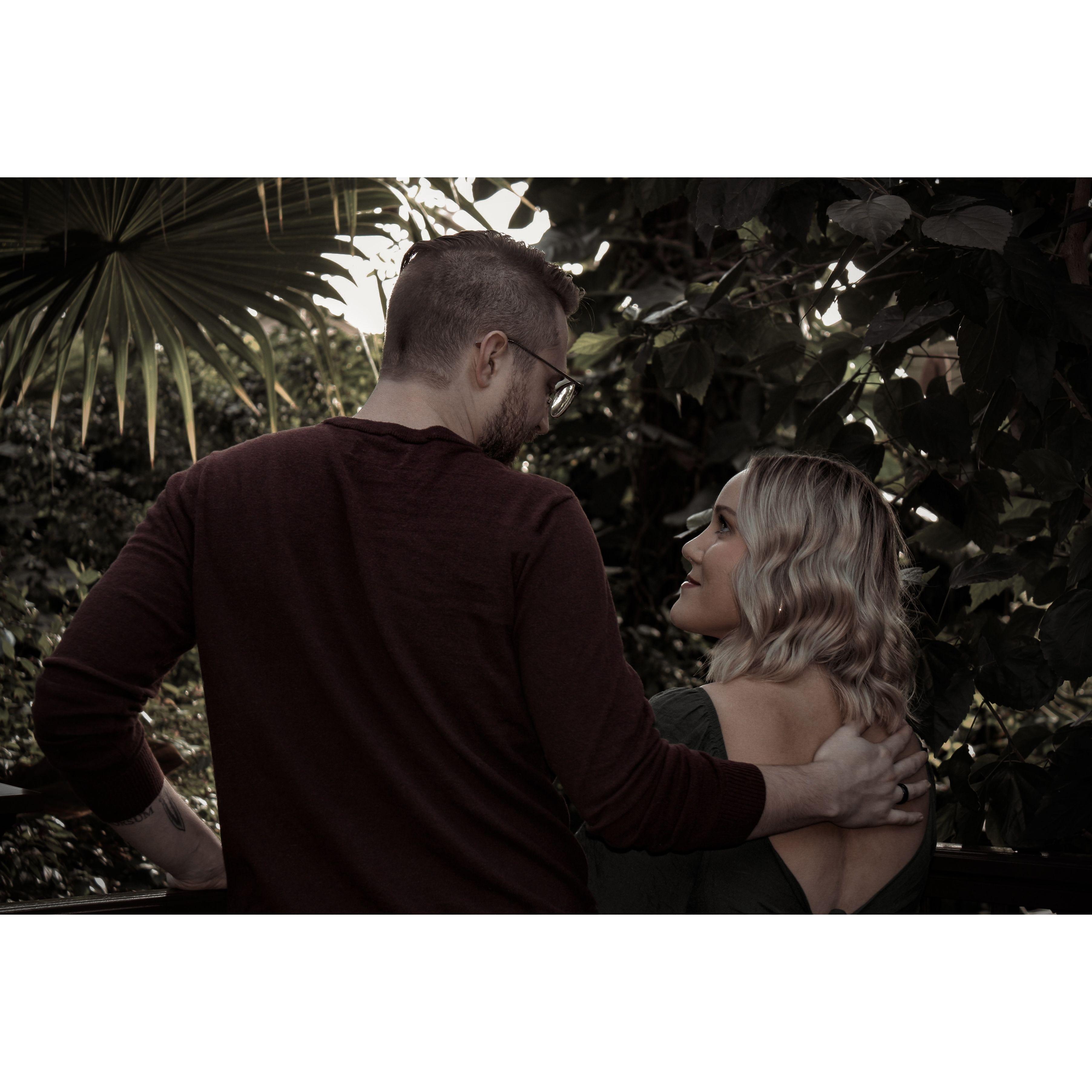 Engagement photo taken in Milwaukee, WI by Taylor Olsen & edited by Ash. November 2022