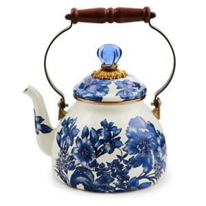MacKenzie-Childs Royal English Garden 2 Quart Tea Kettle