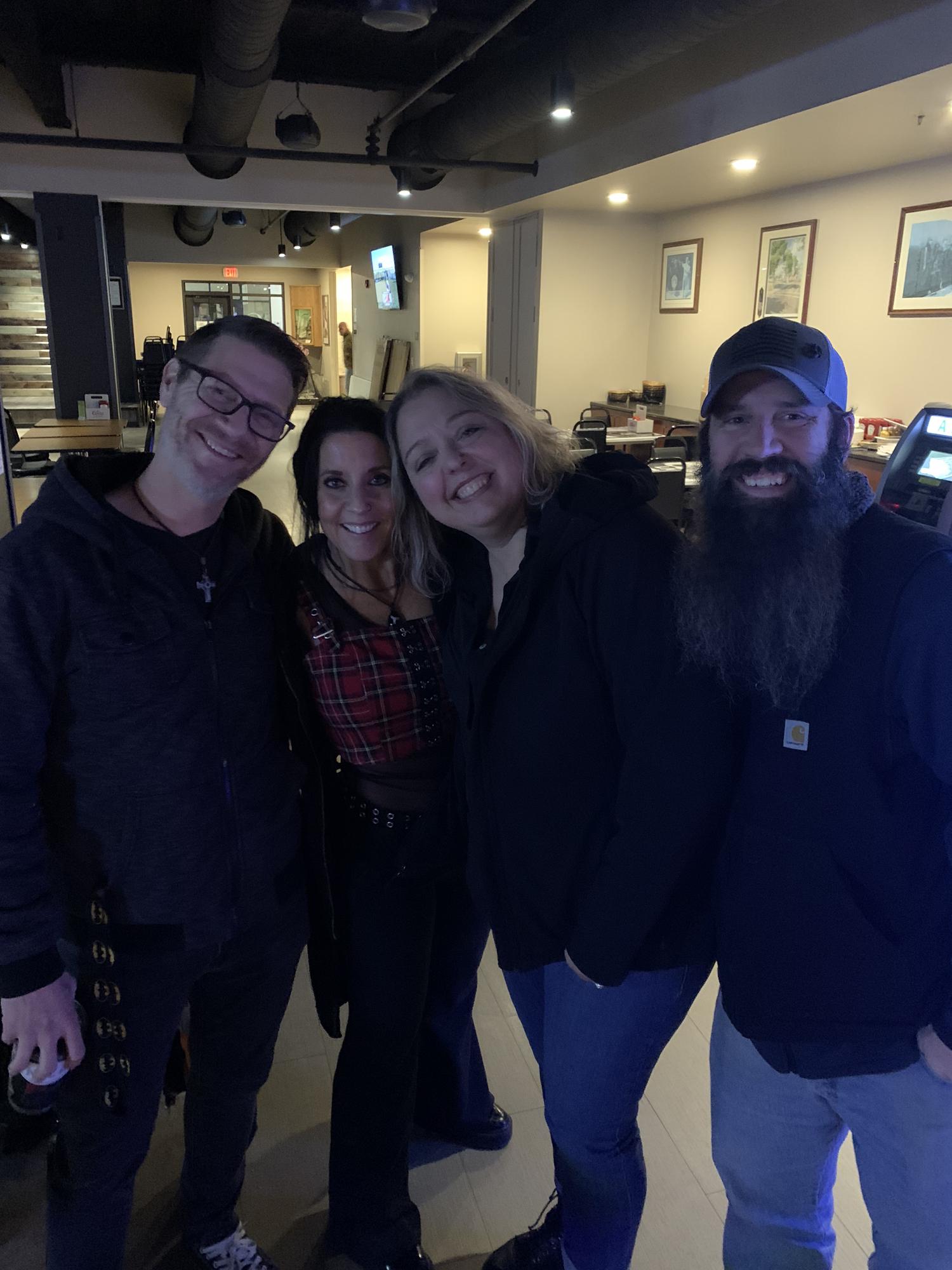 A fun night out for music with Josh and Erica!