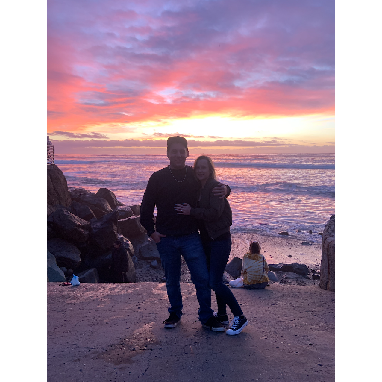 Sunsets on our street in Ocean Beach