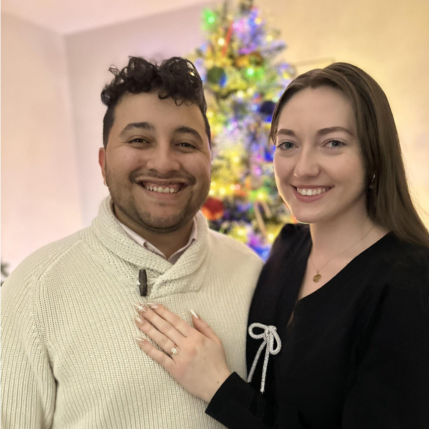 Getting engaged, Christmas Day 2024