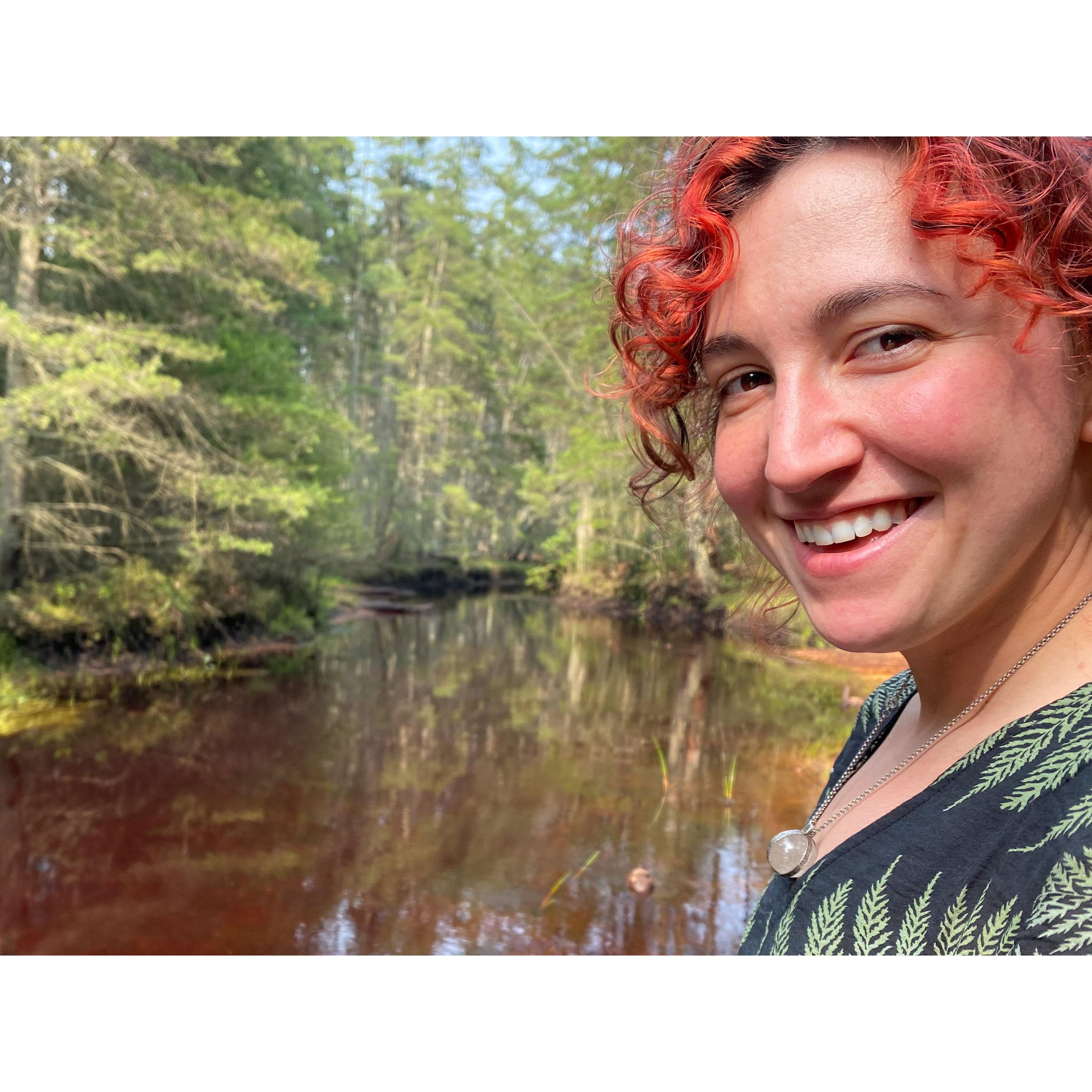 Emiliano thought Taylor matched the color scheme of the Pine Barrens just right. 2024.