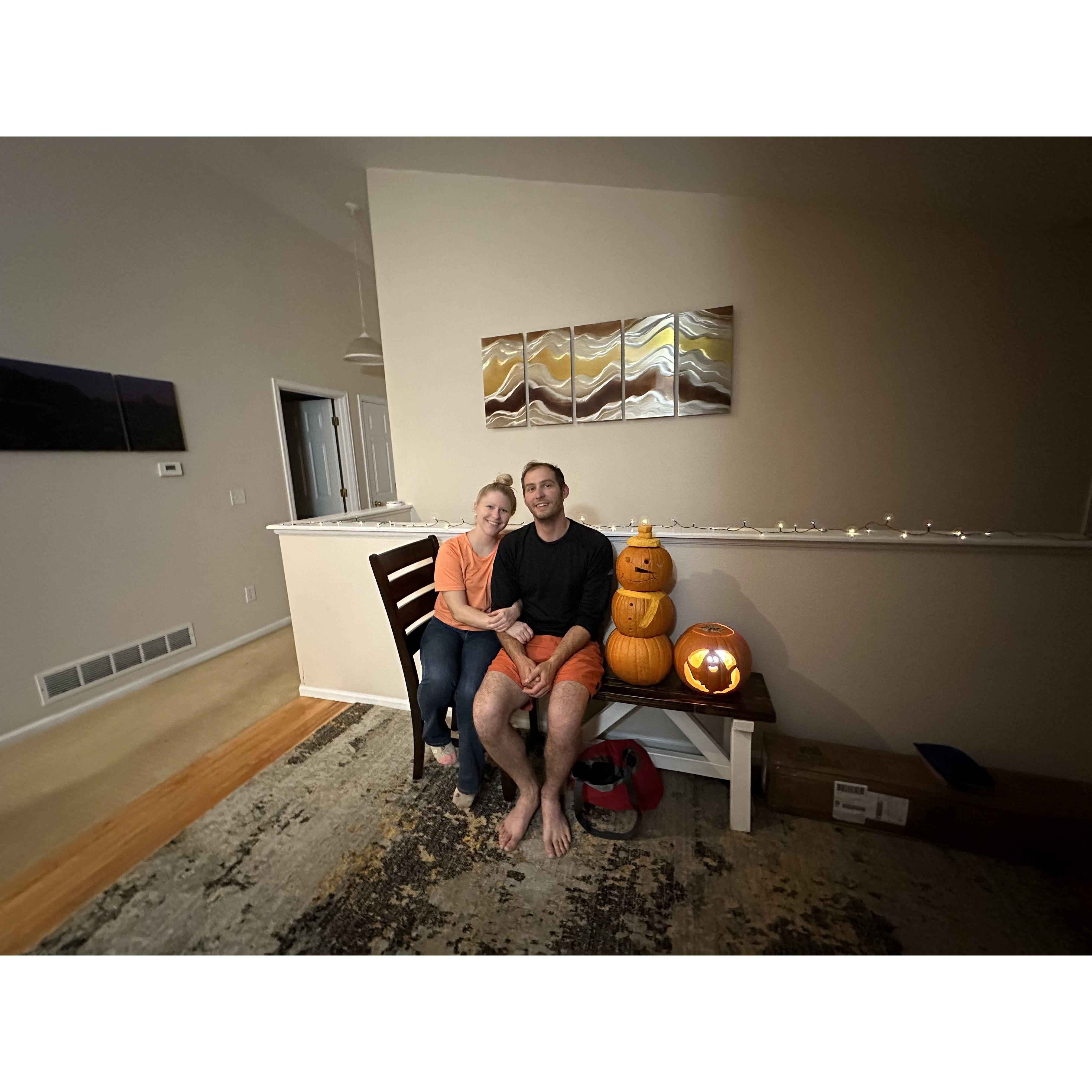 Pumpkin carving… or building in Dave’s case