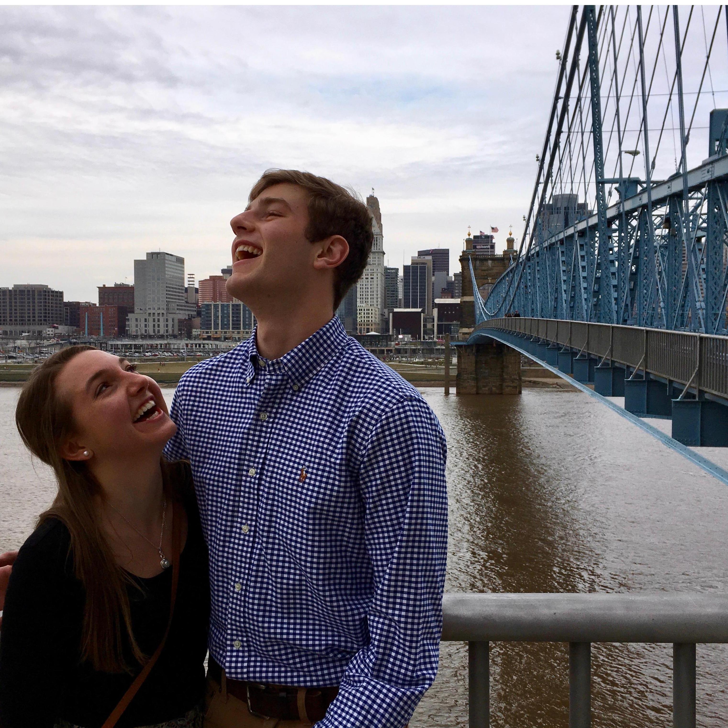 Mattie and Justin celebrated year 2 by going to dinner and a magic show in Cincinnati!