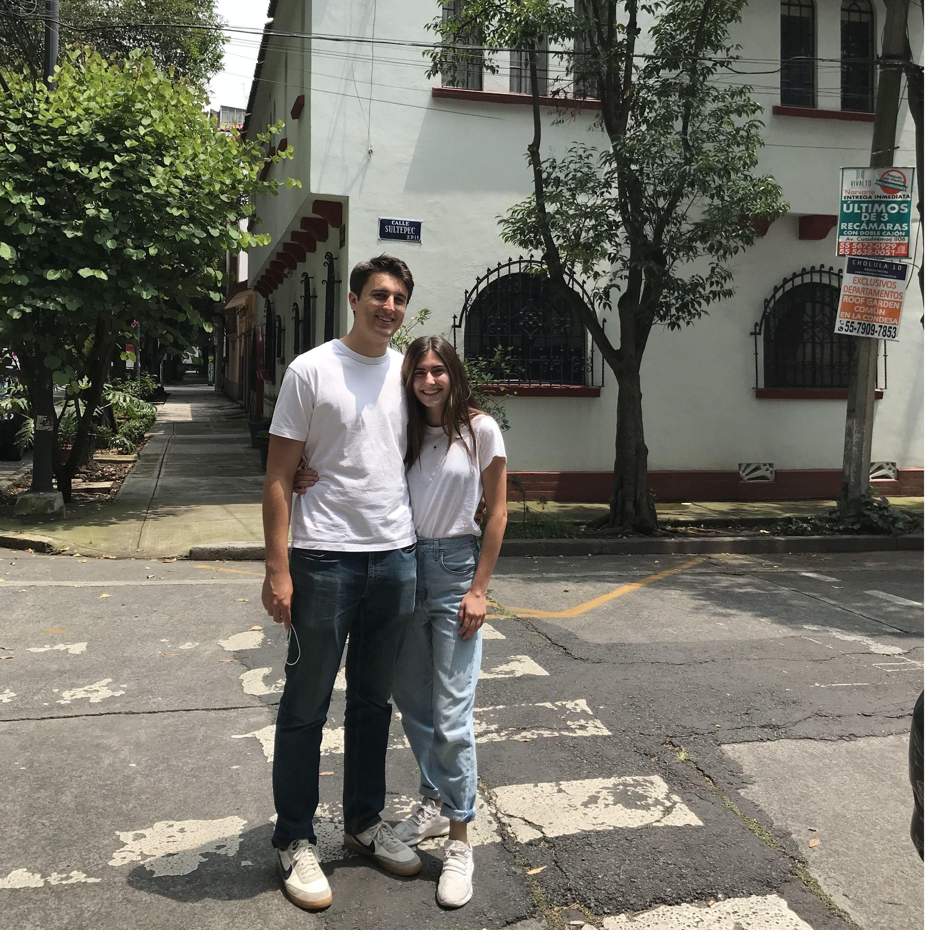 Julia's first time visiting Mexico City with Sebastian and his family :)