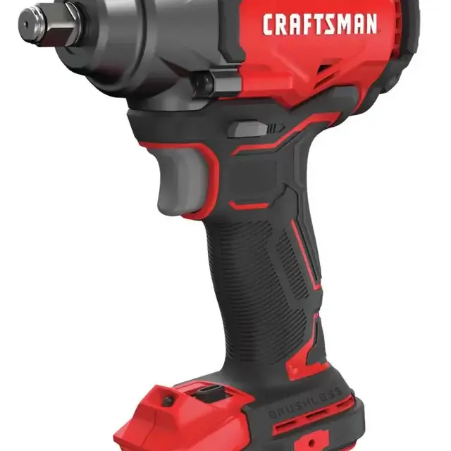 CRAFTSMAN V20-Amp 20-volt Max Variable Speed Brushless 1/2-in Drive Cordless Impact Wrench (Tool Only)