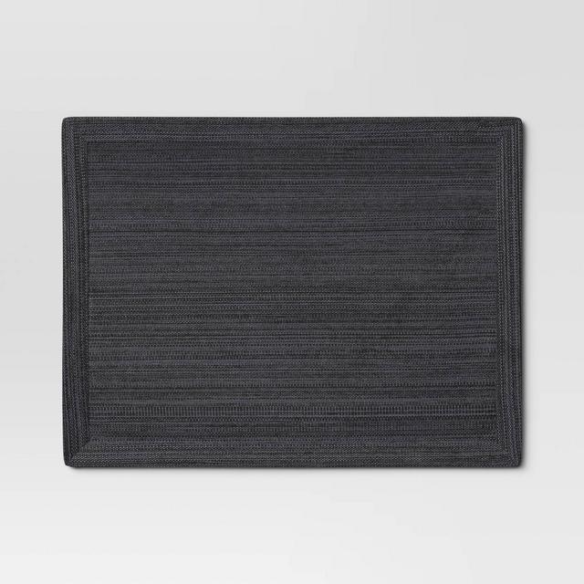 Solid Placemat Black - Threshold™