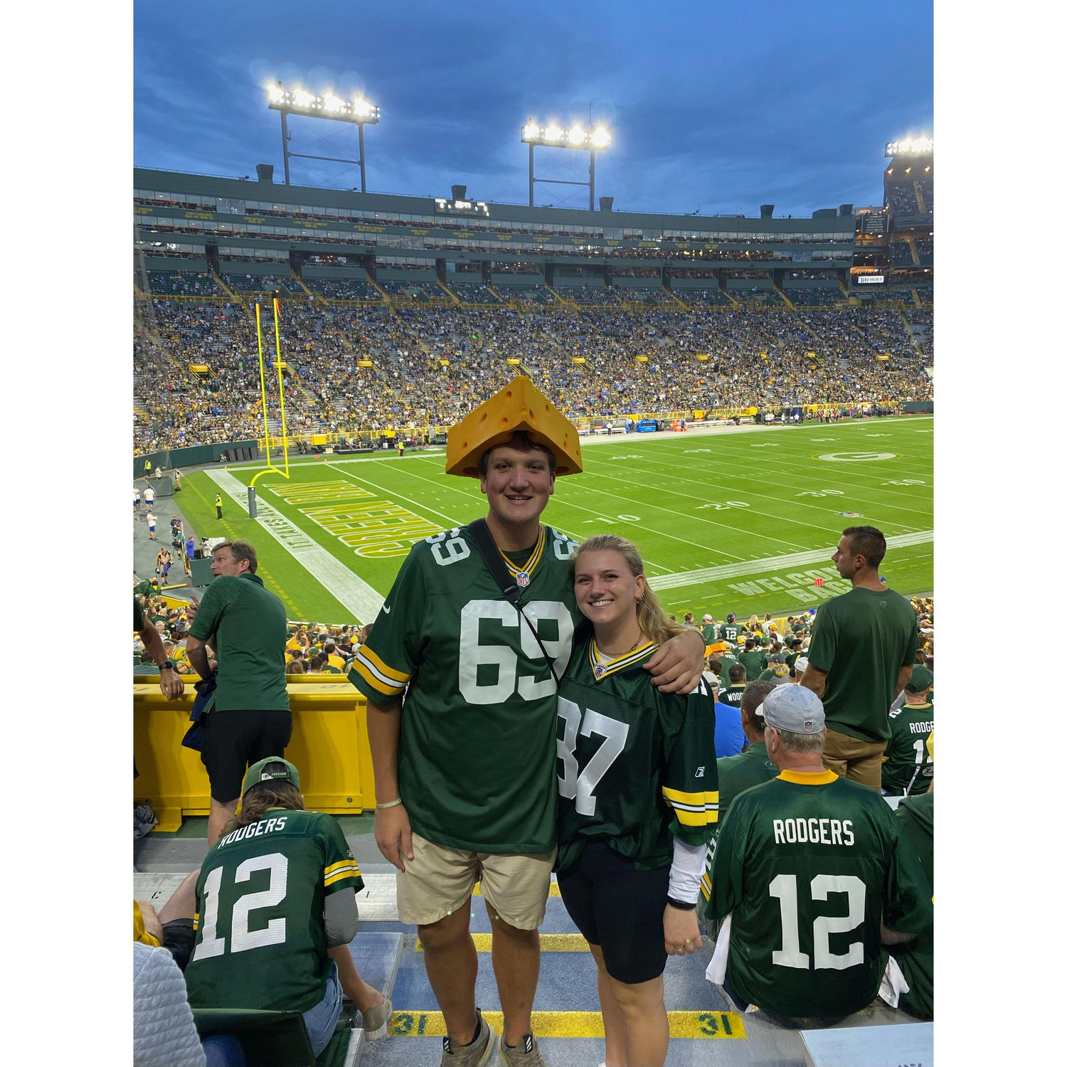 First Packers game together!