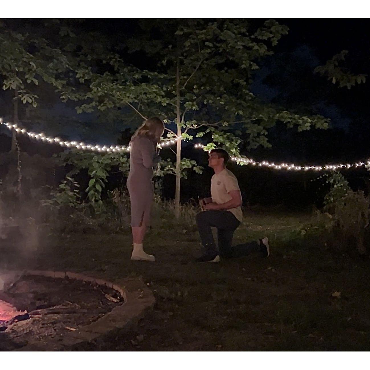 How he proposed!