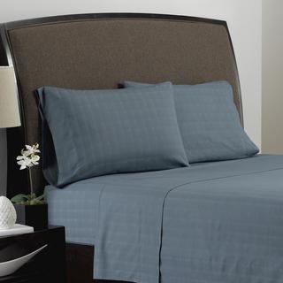 Dobby Plaid Fitted Sheet