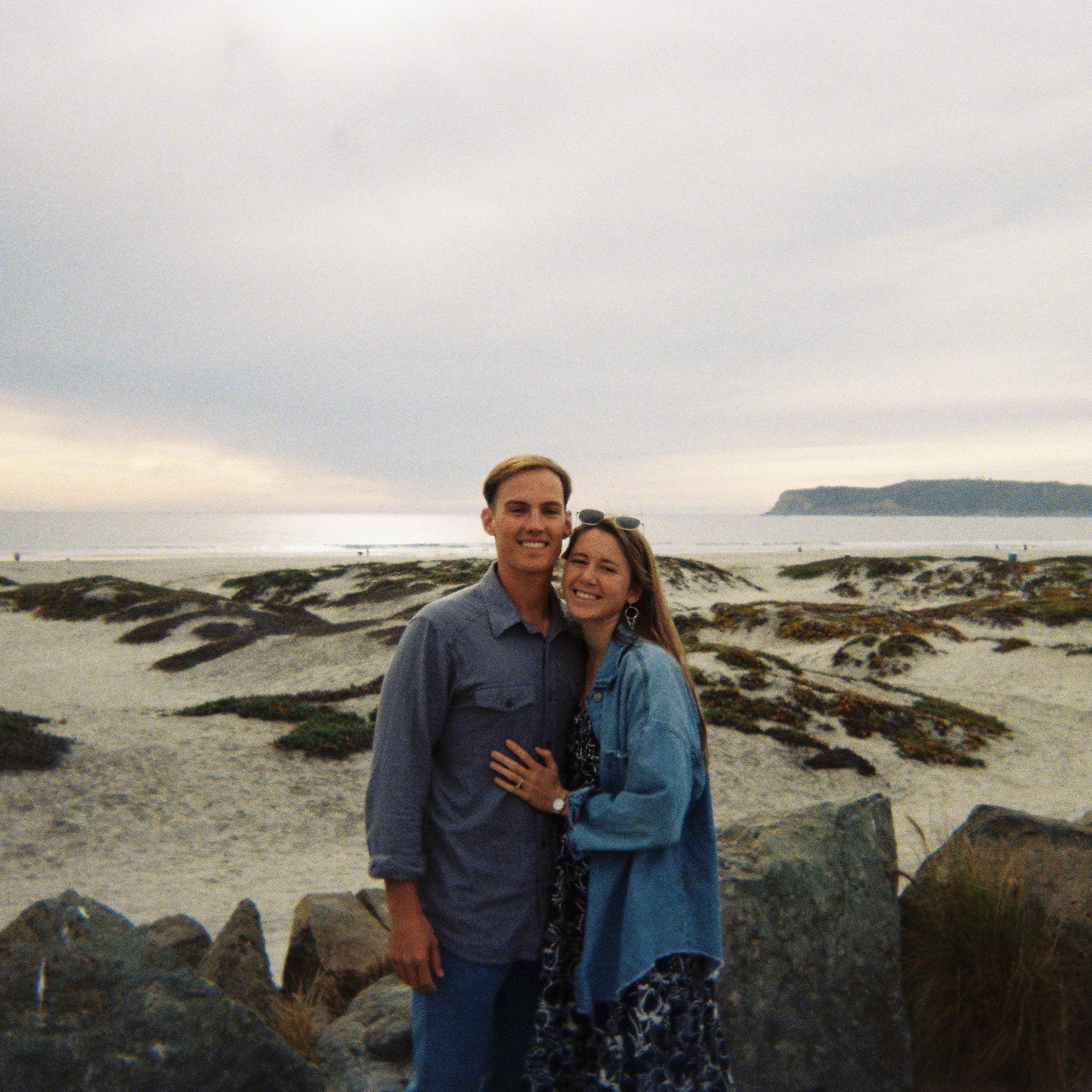 In Coronado, CA - one of our favorite places to go together!