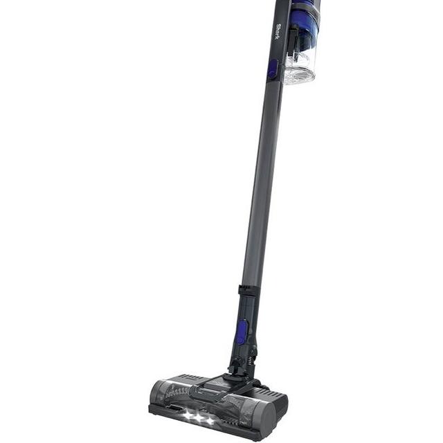Shark IX141 Pet Cordless Stick Vacuum with XL Dust Cup, LED Headlights, Removable Handheld Vac, Crevice Tool, Portable Vacuum for Household Pet Hair, Carpet and Hard Floors, 40min Runtime, Grey
