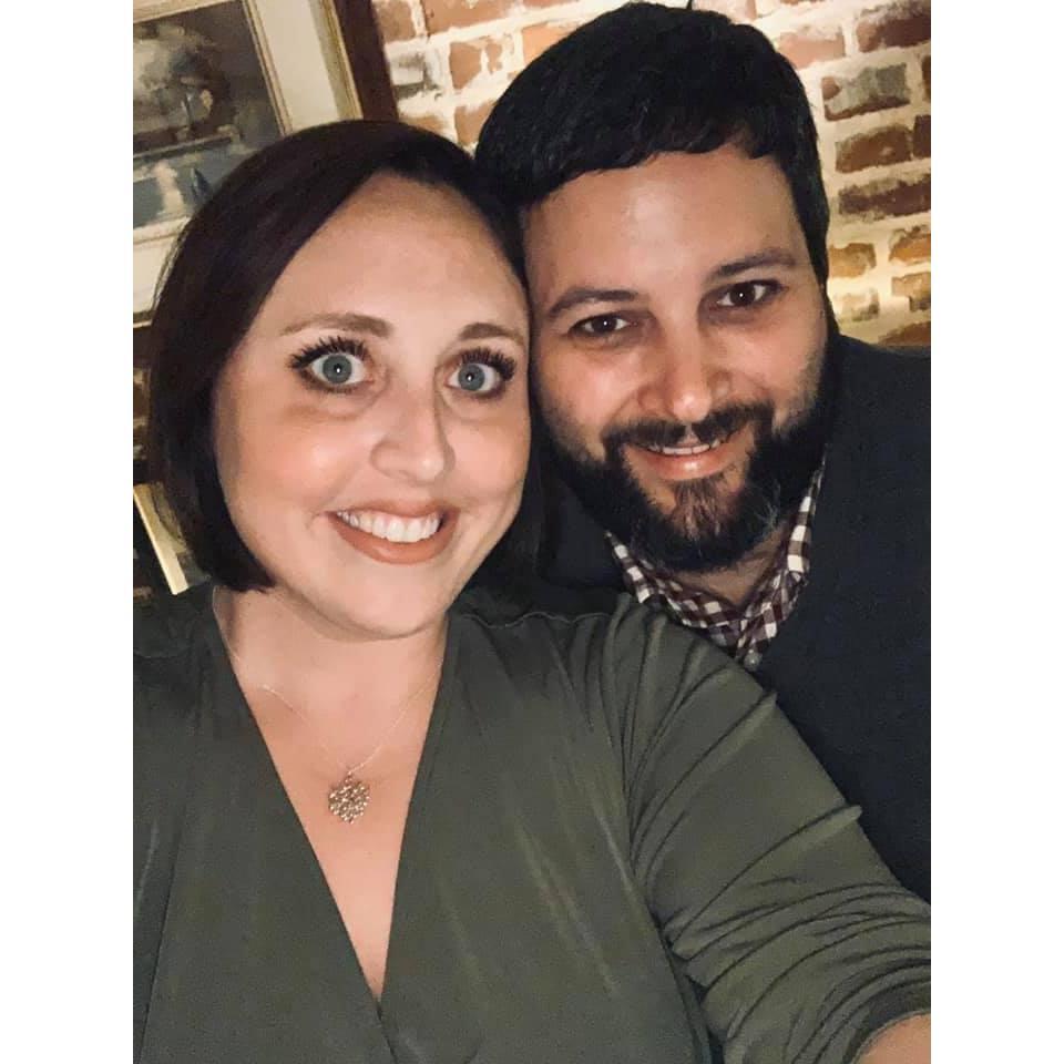 Gil and Lindsay in Natchez for Valentine's Day in 2019
