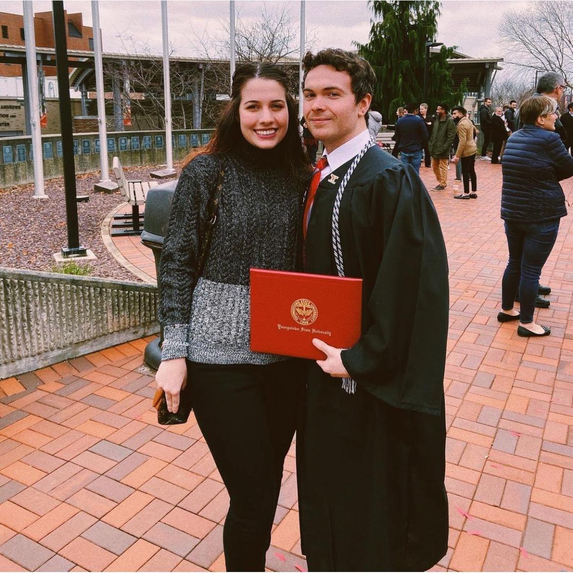 Shawn's YSU graduation with his bachelor's degree in Psychology.
