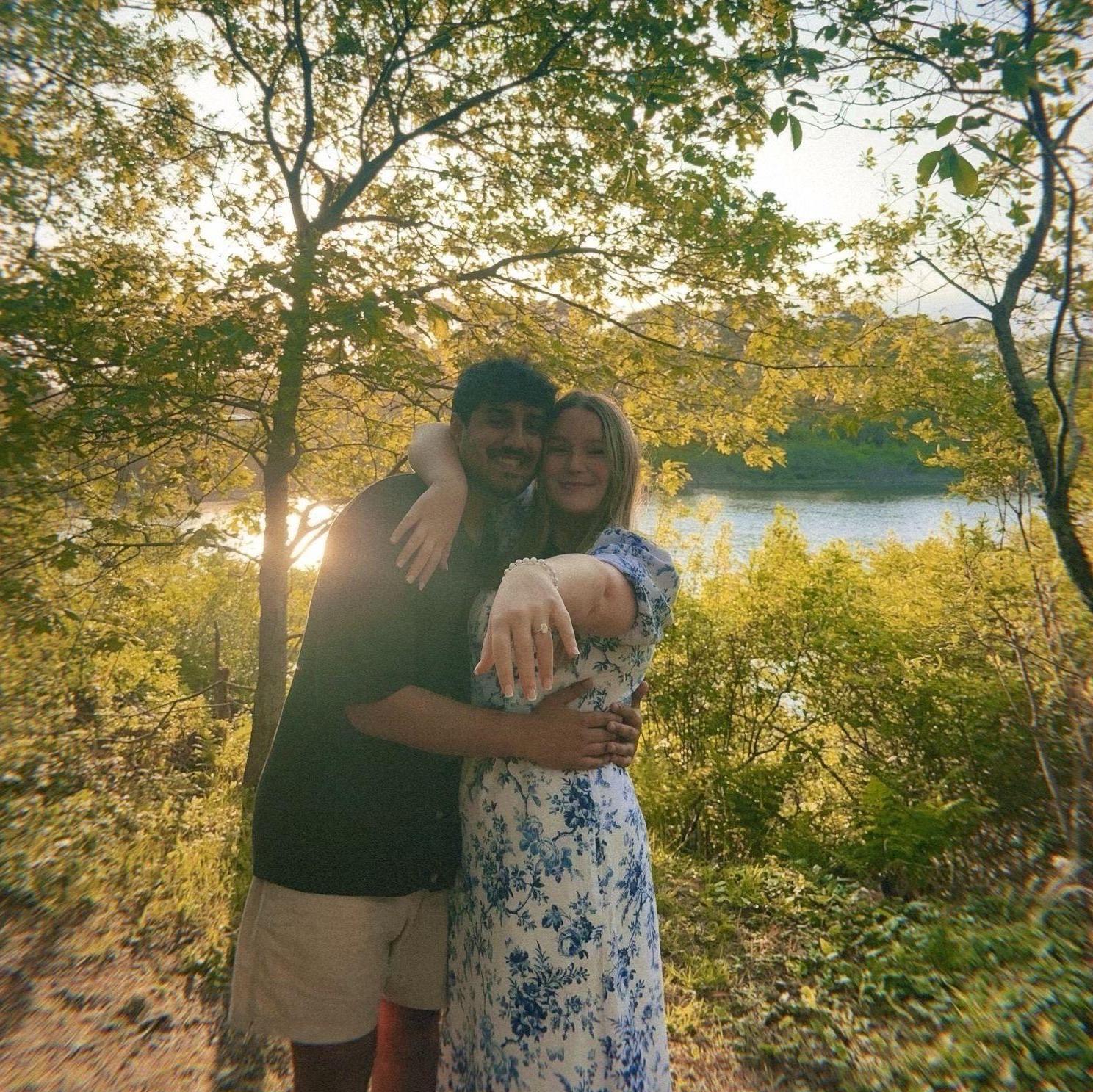 Finally engaged in Chatham, Massachusetts!!