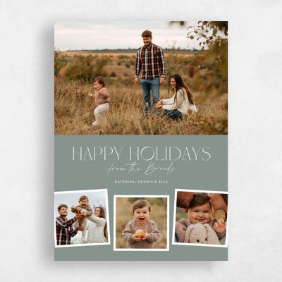 Deep Sage, Green Holiday Card - Lochwood