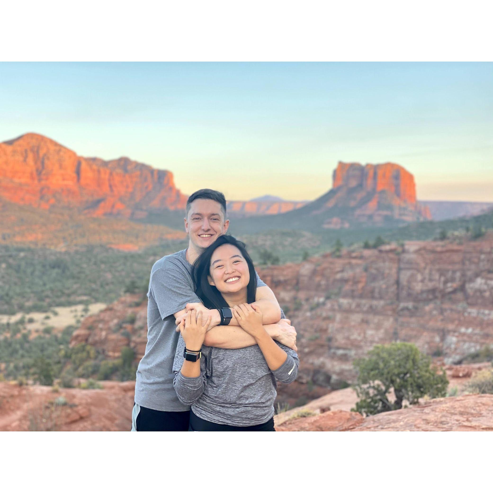 Bringing Joe to the desert (it's a dry heat)!
