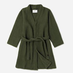 Guild Waffle Bath Robe - Olive L/XL