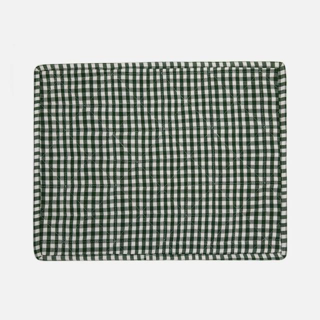 MINI GINGHAM – Hunter Quilted Placemat