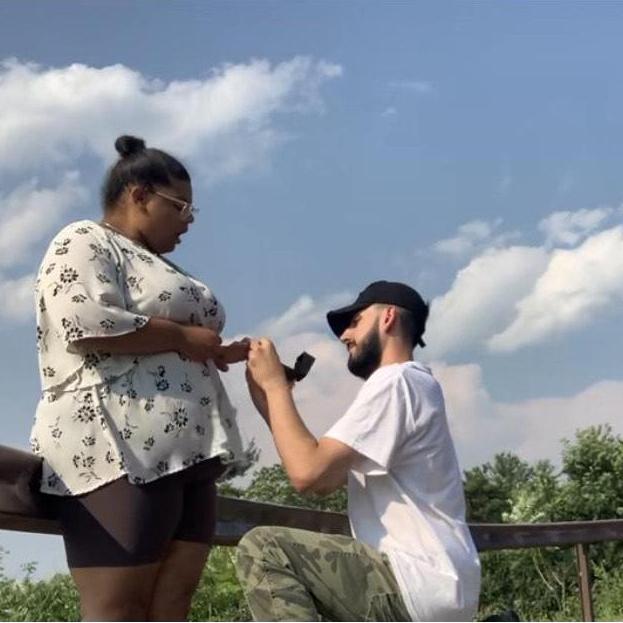 When Billy popped the question!