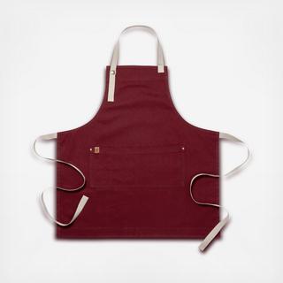 Ayesha Curry Oxblood Canvas Twill Apron