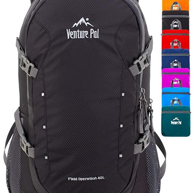 Venture Pal 40L Lightweight Packable Waterproof Travel Hiking Backpack Daypack