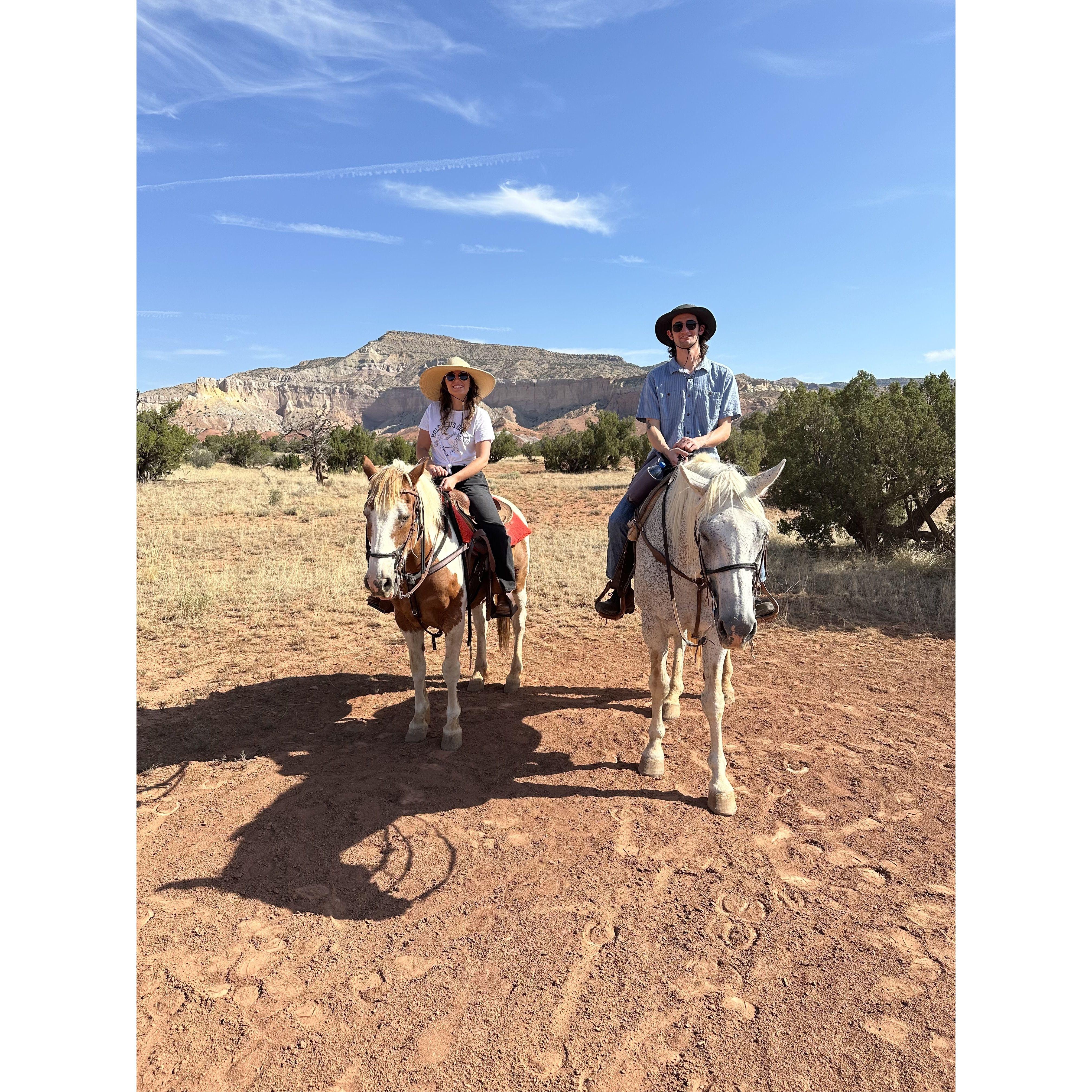 Horseback riding in Santa Fe!